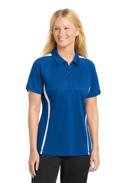 Custom Personalized Sport-Tek ®  Women's PosiCharge ®  Micro-Mesh Colorblock Polo. LST685