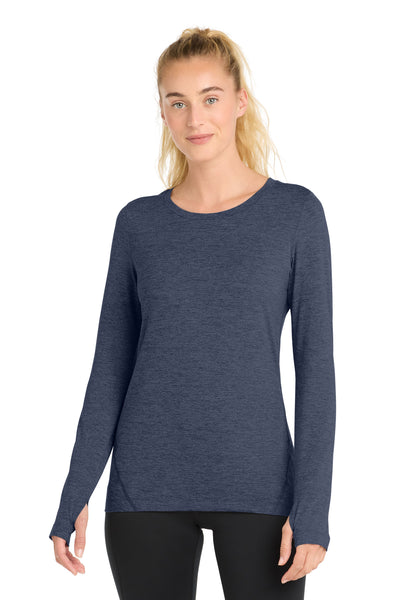 Custom Personalized Sport-Tek  ®  Women's Exchange 1.5 Long Sleeve Crew. LST710