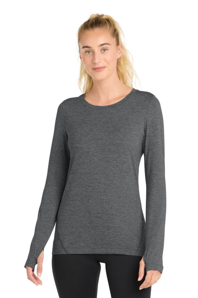 Custom Personalized Sport-Tek  ®  Women's Exchange 1.5 Long Sleeve Crew. LST710
