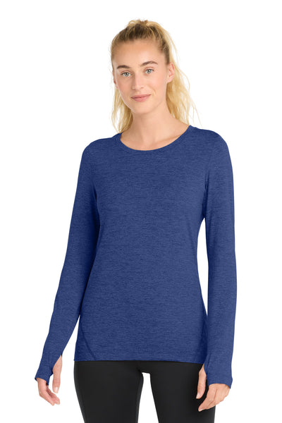 Custom Personalized Sport-Tek  ®  Women's Exchange 1.5 Long Sleeve Crew. LST710
