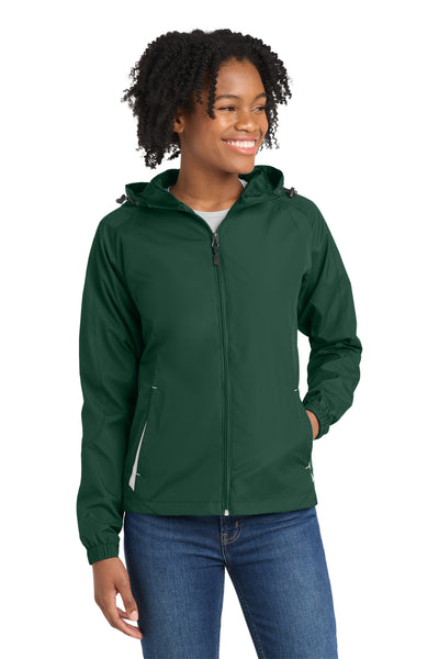 Custom Personalized Sport-Tek ®  Women's Colorblock Hooded Raglan Jacket. LST76