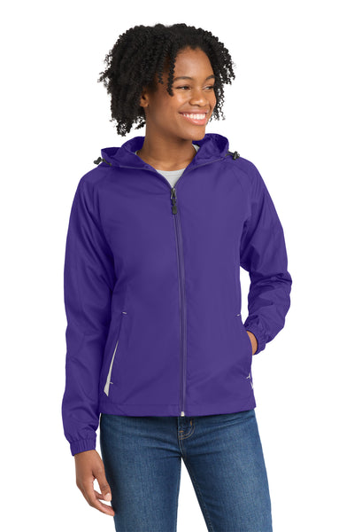 Custom Personalized Sport-Tek ®  Women's Colorblock Hooded Raglan Jacket. LST76