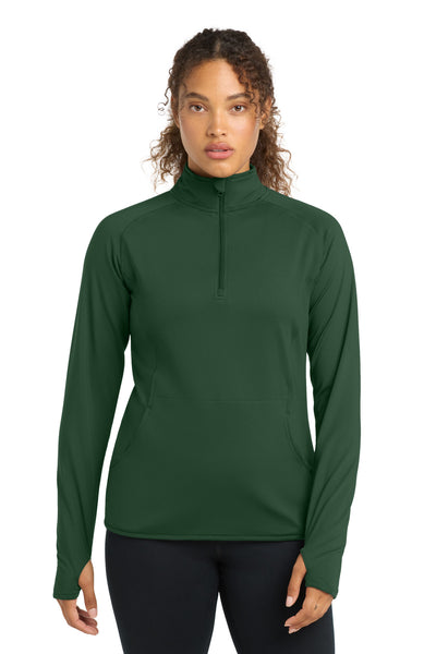 Custom Personalized Sport-Tek ®  Women's Sport-Wick ®  Stretch 1/4-Zip Pullover. LST850