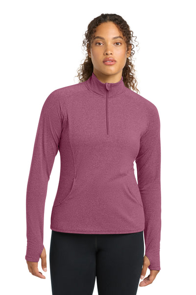 Custom Personalized Sport-Tek ®  Women's Sport-Wick ®  Stretch 1/4-Zip Pullover. LST850