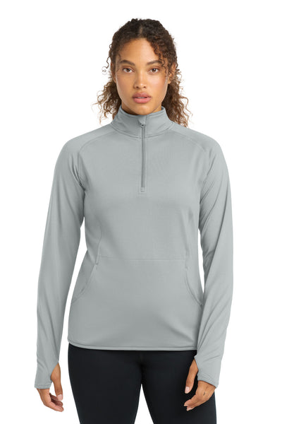 Custom Personalized Sport-Tek ®  Women's Sport-Wick ®  Stretch 1/4-Zip Pullover. LST850