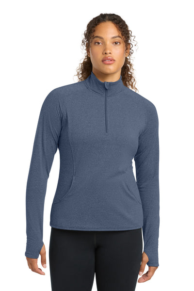 Custom Personalized Sport-Tek ®  Women's Sport-Wick ®  Stretch 1/4-Zip Pullover. LST850