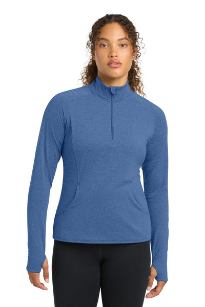 Custom Personalized Sport-Tek ®  Women's Sport-Wick ®  Stretch 1/4-Zip Pullover. LST850