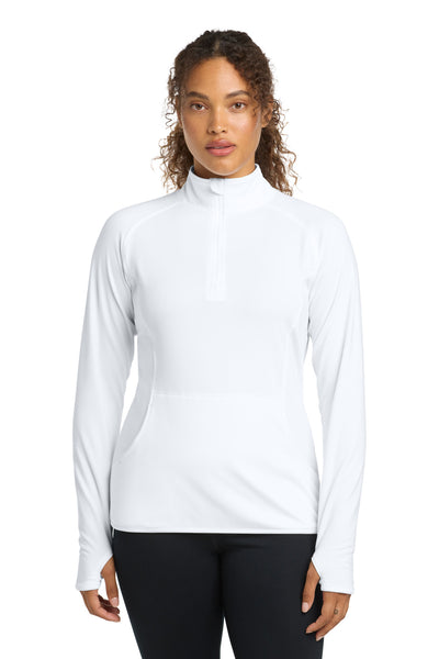 Custom Personalized Sport-Tek ®  Women's Sport-Wick ®  Stretch 1/4-Zip Pullover. LST850