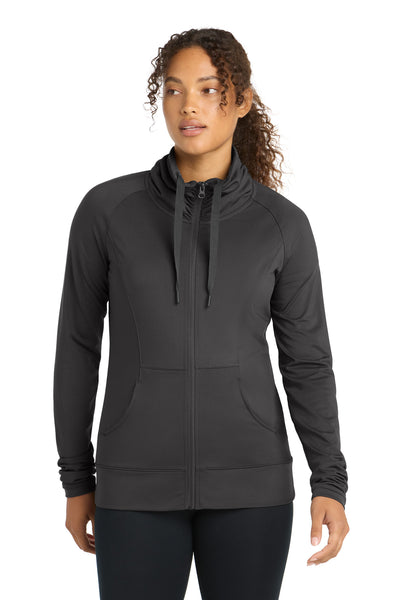 Custom Personalized Sport-Tek ®  Women's Sport-Wick ®  Stretch Full-Zip Jacket. LST852