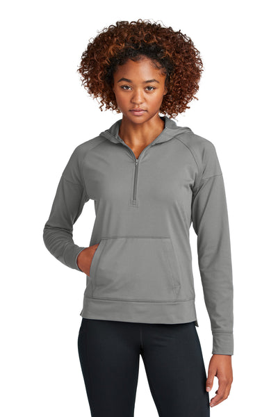 Custom Personalized Sport-Tek ®  Women's Sport-Wick ®  Stretch 1/2-Zip Hoodie LST856