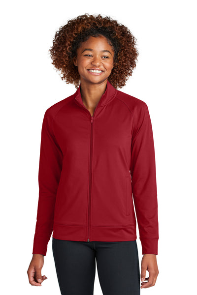 Custom Personalized Sport-Tek ®  Women's Sport-Wick ®  Stretch Full-Zip Cadet Jacket LST857