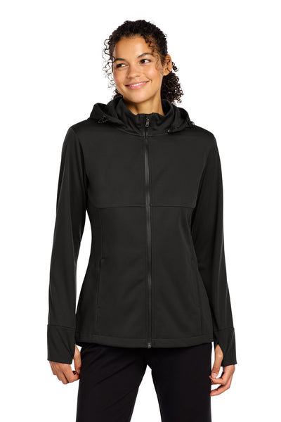 Custom Personalized Sport-Tek ®  Women's Hooded Soft Shell Jacket LST980