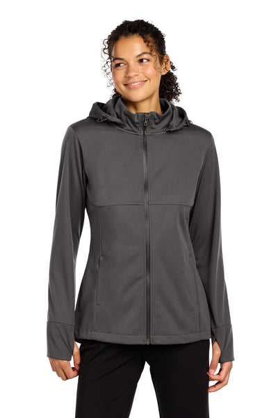 Custom Personalized Sport-Tek ®  Women's Hooded Soft Shell Jacket LST980