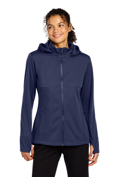 Custom Personalized Sport-Tek ®  Women's Hooded Soft Shell Jacket LST980