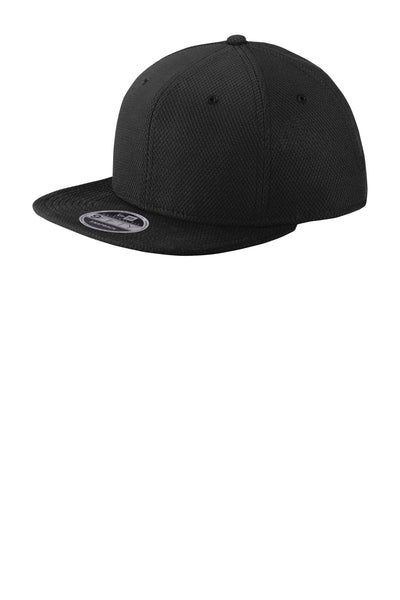 Custom New Era  Original Fit Diamond Era Flat Bill Snapback Cap. NE404