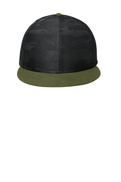 Custom New Era  Camo Flat Bill Snapback Cap NE407