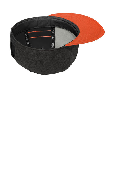 Custom New Era  Shadow Heather Striped Flat Bill Snapback Cap NE408
