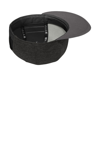 Custom New Era  Shadow Heather Striped Flat Bill Snapback Cap NE408