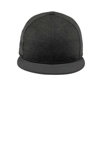 Custom New Era  Shadow Heather Striped Flat Bill Snapback Cap NE408