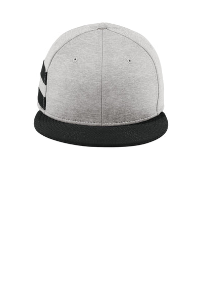Custom New Era  Shadow Heather Striped Flat Bill Snapback Cap NE408