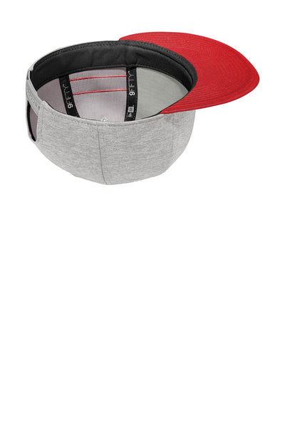 Custom New Era  Shadow Heather Striped Flat Bill Snapback Cap NE408