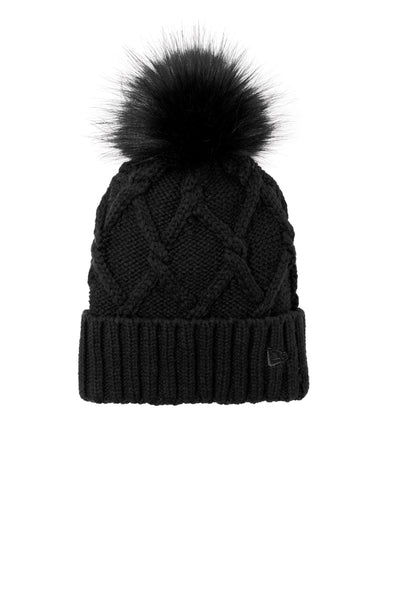 Custom New Era Faux Fur Pom Beanie NE911