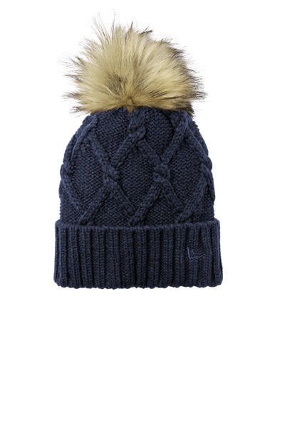 Custom New Era Faux Fur Pom Beanie NE911
