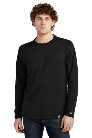 Custom New Era  Heritage Blend Long Sleeve Crew Tee. NEA102