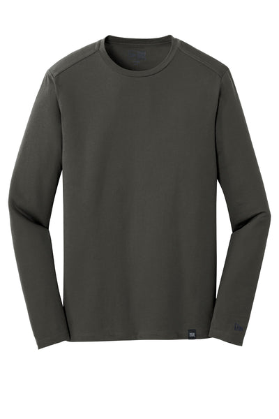 Custom New Era  Heritage Blend Long Sleeve Crew Tee. NEA102