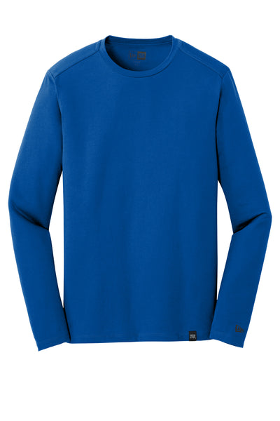 Custom New Era  Heritage Blend Long Sleeve Crew Tee. NEA102