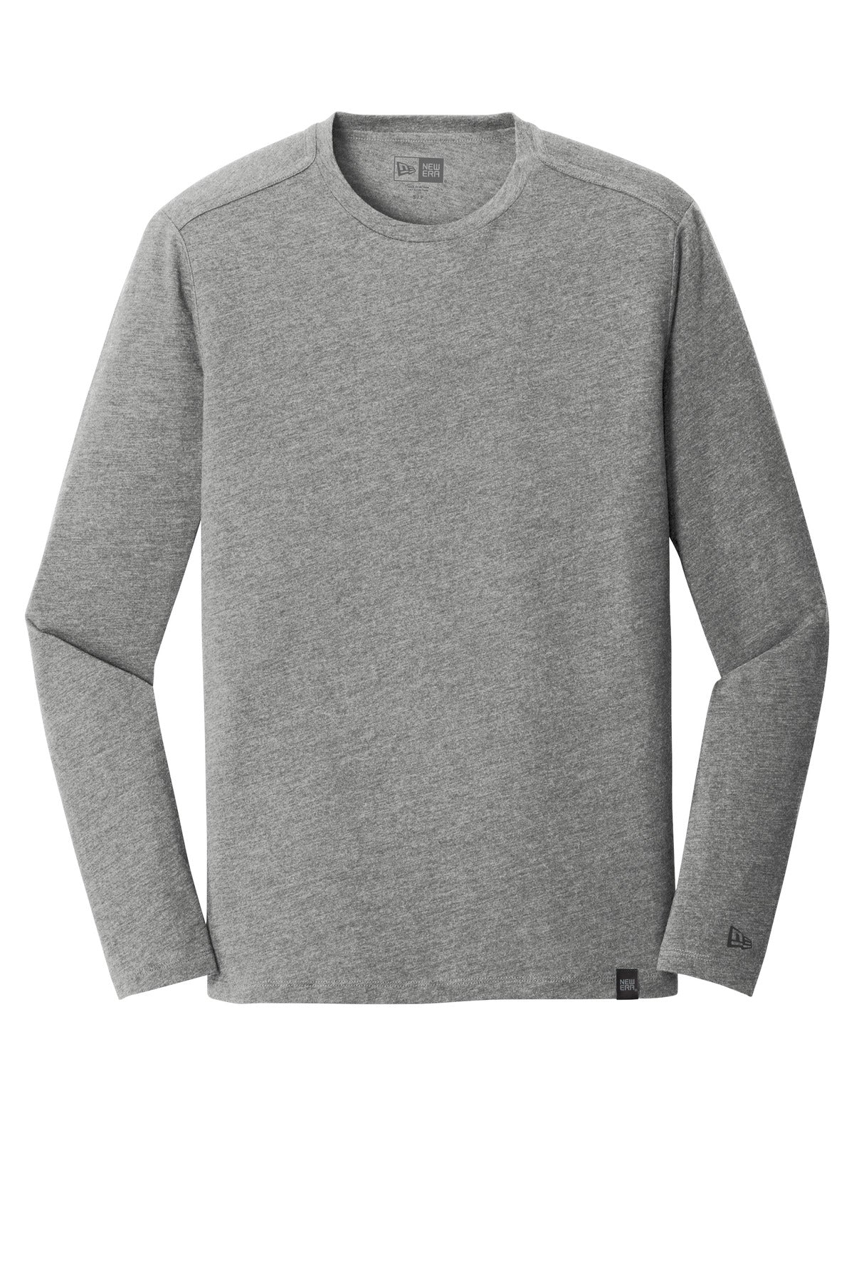 Custom New Era  Heritage Blend Long Sleeve Crew Tee. NEA102