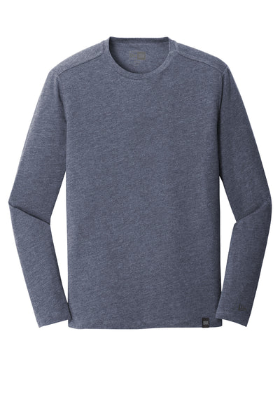 Custom New Era  Heritage Blend Long Sleeve Crew Tee. NEA102