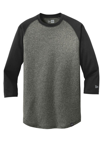 Custom New Era  Heritage Blend 3/4-Sleeve Baseball Raglan Tee. NEA104