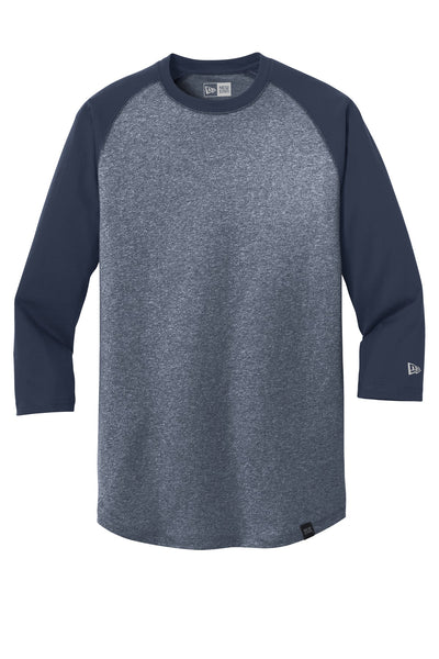 Custom New Era  Heritage Blend 3/4-Sleeve Baseball Raglan Tee. NEA104