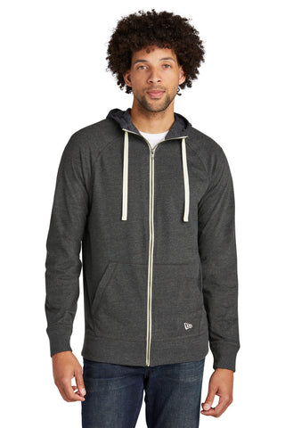 Custom New Era  Sueded Cotton Blend Full-Zip Hoodie. NEA122