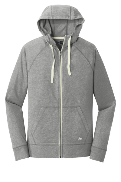 Custom New Era  Sueded Cotton Blend Full-Zip Hoodie. NEA122