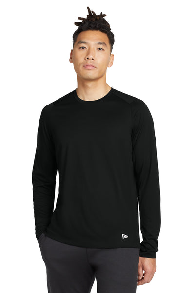 Custom New Era  Series Performance Long Sleeve Crew Tee. NEA201