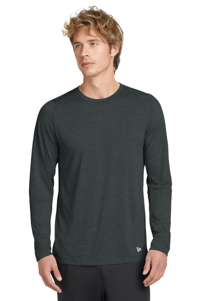 Custom New Era  Series Performance Long Sleeve Crew Tee. NEA201