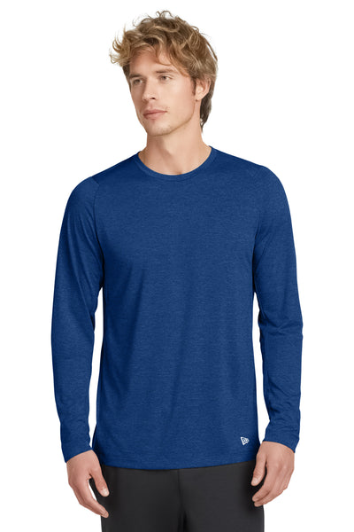 Custom New Era  Series Performance Long Sleeve Crew Tee. NEA201