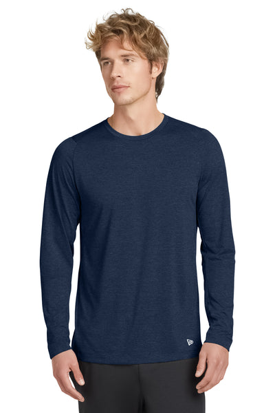 Custom New Era  Series Performance Long Sleeve Crew Tee. NEA201