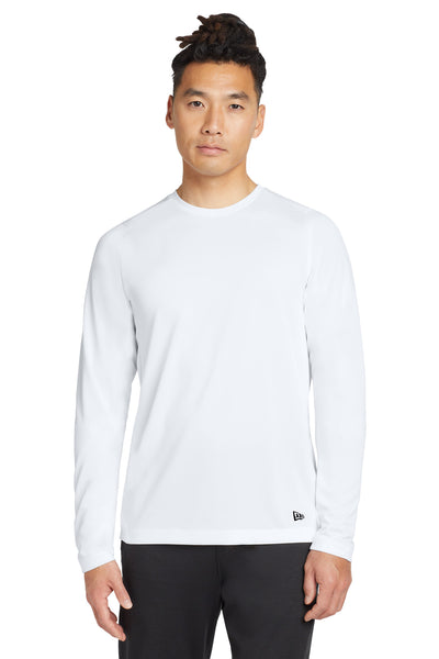 Custom New Era  Series Performance Long Sleeve Crew Tee. NEA201