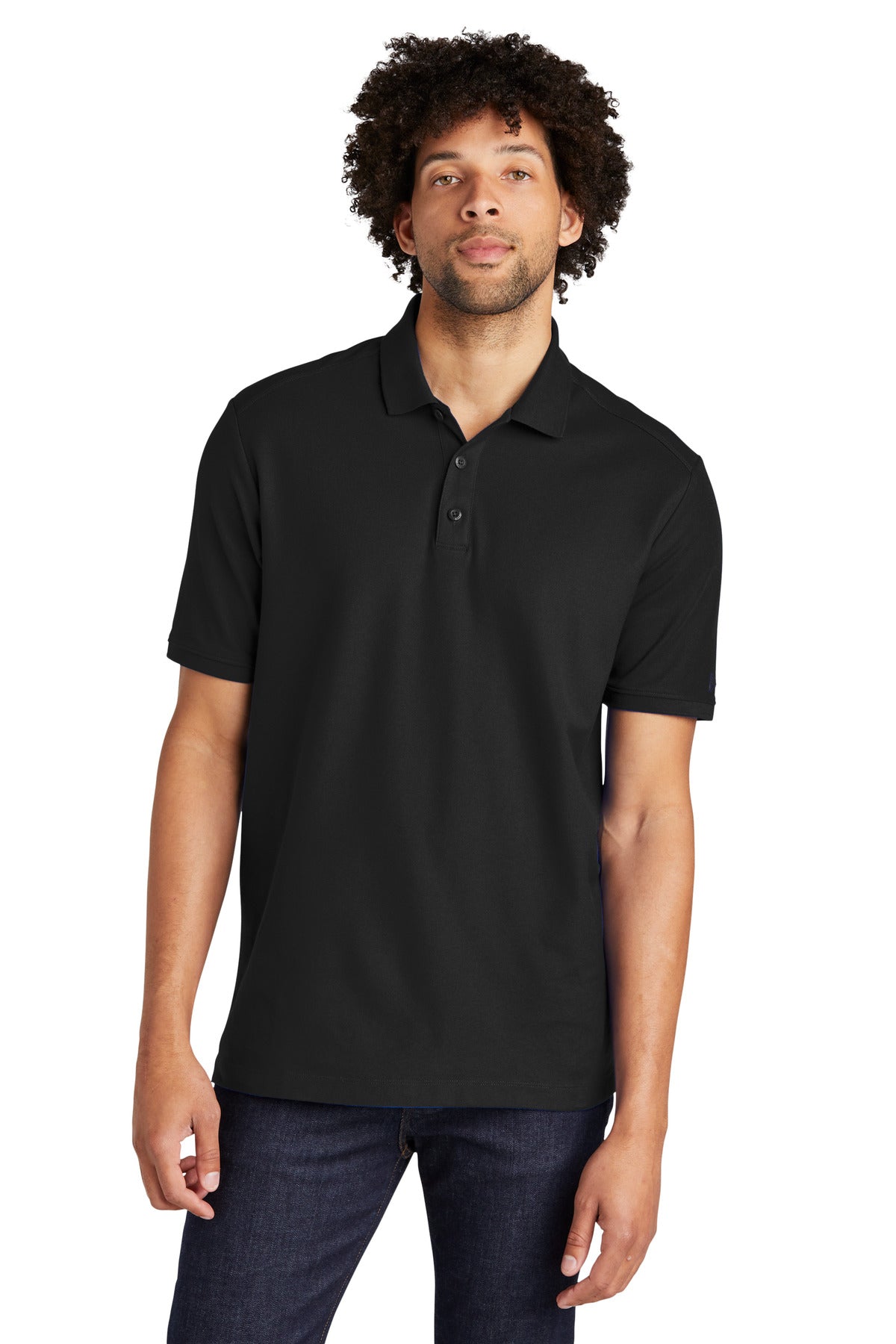 Custom New Era  Venue Home Plate Polo. NEA300