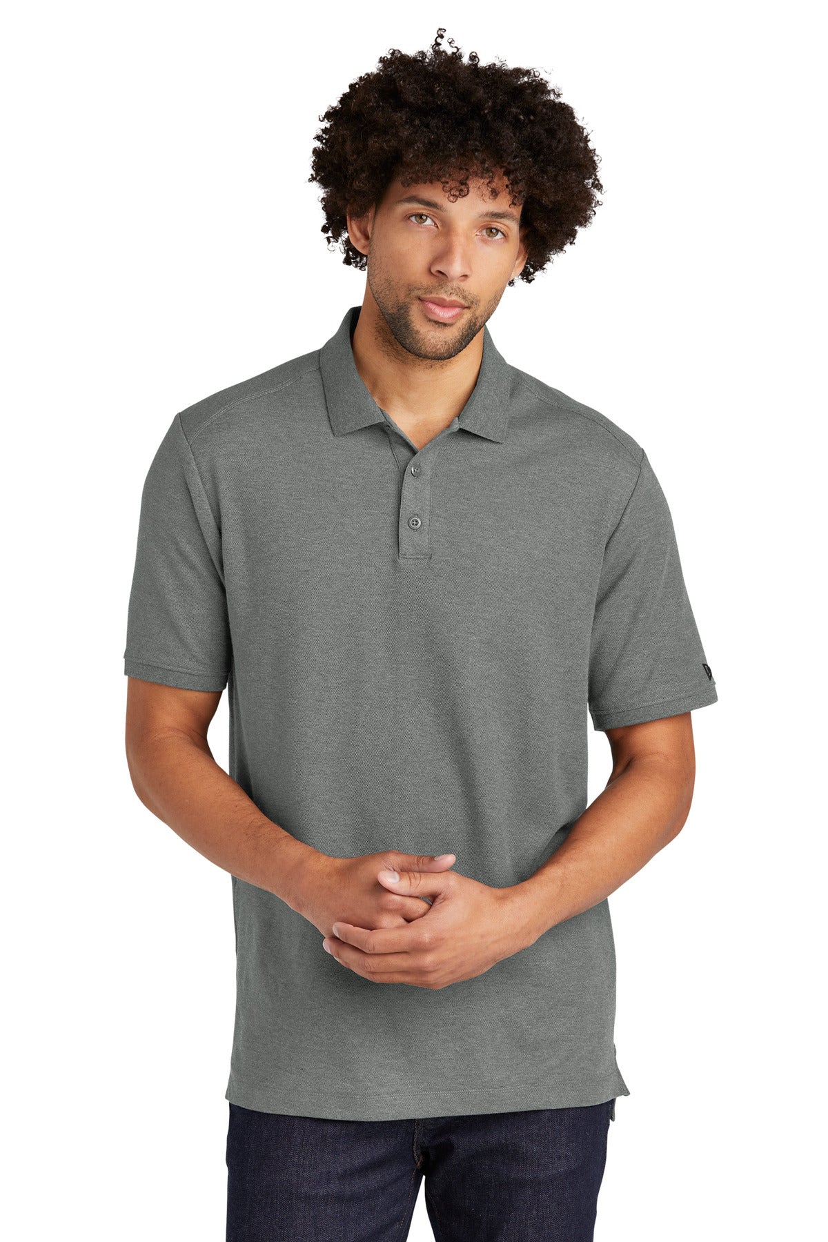 Custom New Era  Venue Home Plate Polo. NEA300