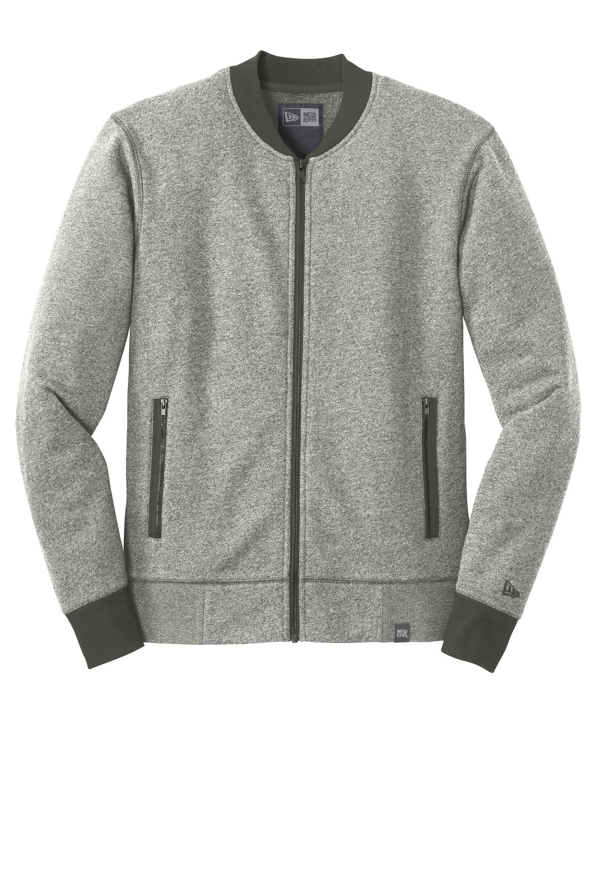 Custom New Era  French Terry Baseball Full-Zip. NEA503