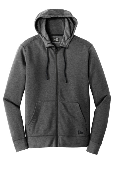 Custom New Era  Tri-Blend Fleece Full-Zip HoodieNEA511