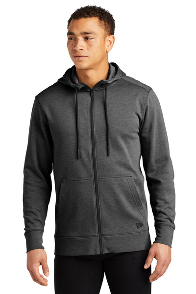 Custom New Era  Tri-Blend Fleece Full-Zip HoodieNEA511