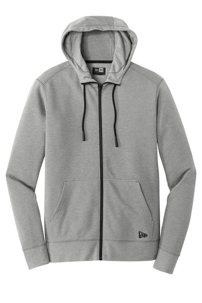 Custom New Era  Tri-Blend Fleece Full-Zip HoodieNEA511