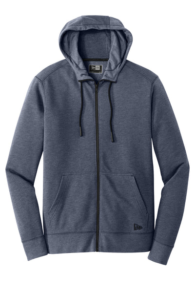 Custom New Era  Tri-Blend Fleece Full-Zip HoodieNEA511