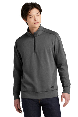 Custom New Era  Tri-Blend Fleece 1/4-Zip Pullover. NEA512