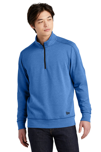 Custom New Era  Tri-Blend Fleece 1/4-Zip Pullover. NEA512